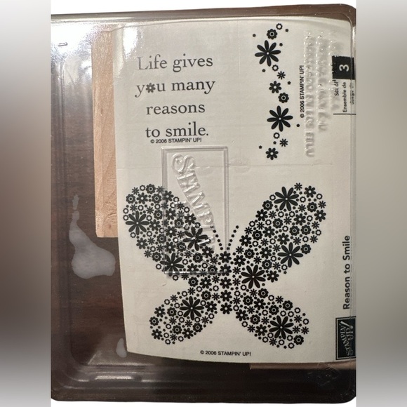 Stampin' Up! Four Retired Rubber Stamp Set All New - Picture 2 of 11